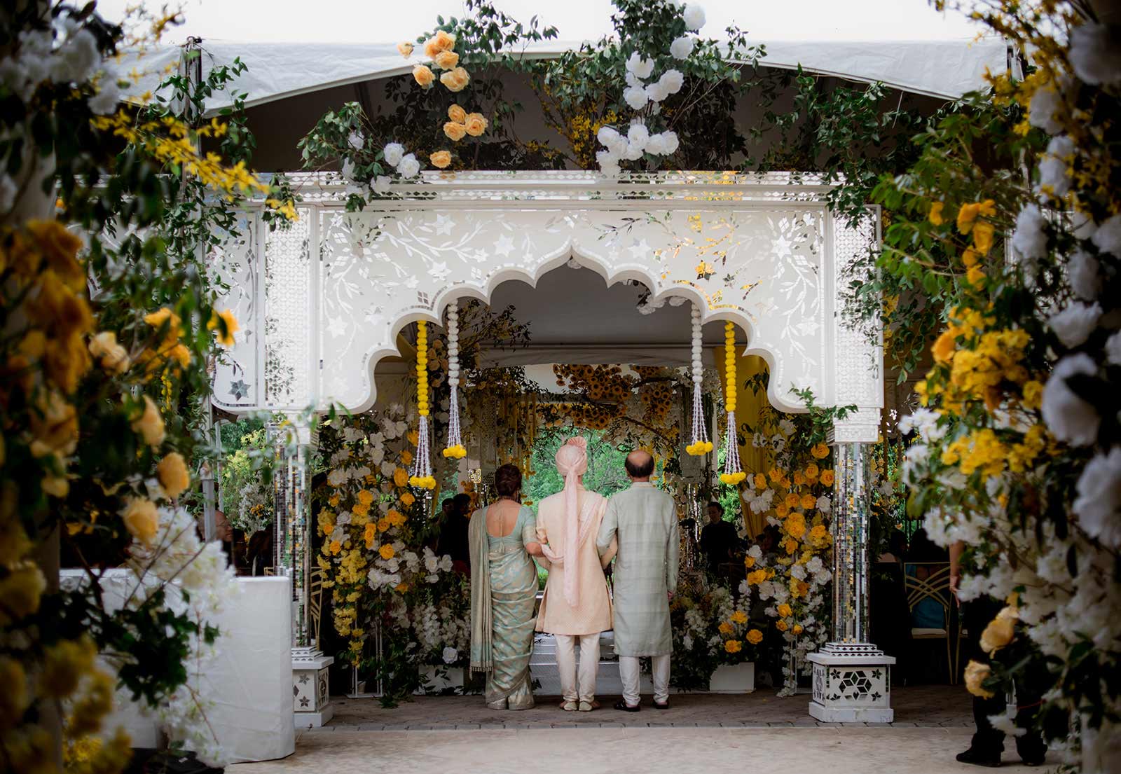 The walk down the aisle