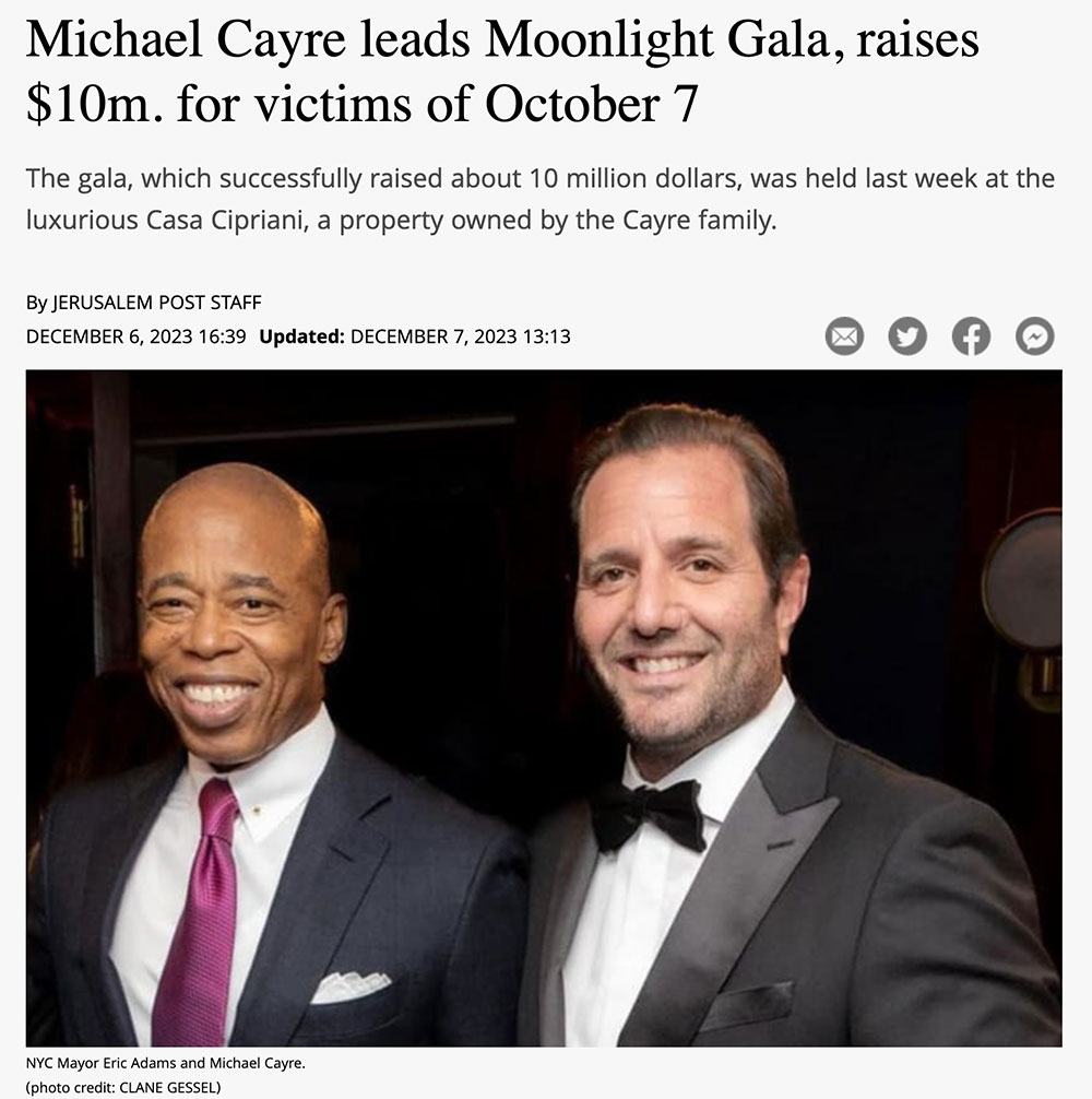 Clane Gessel charity work