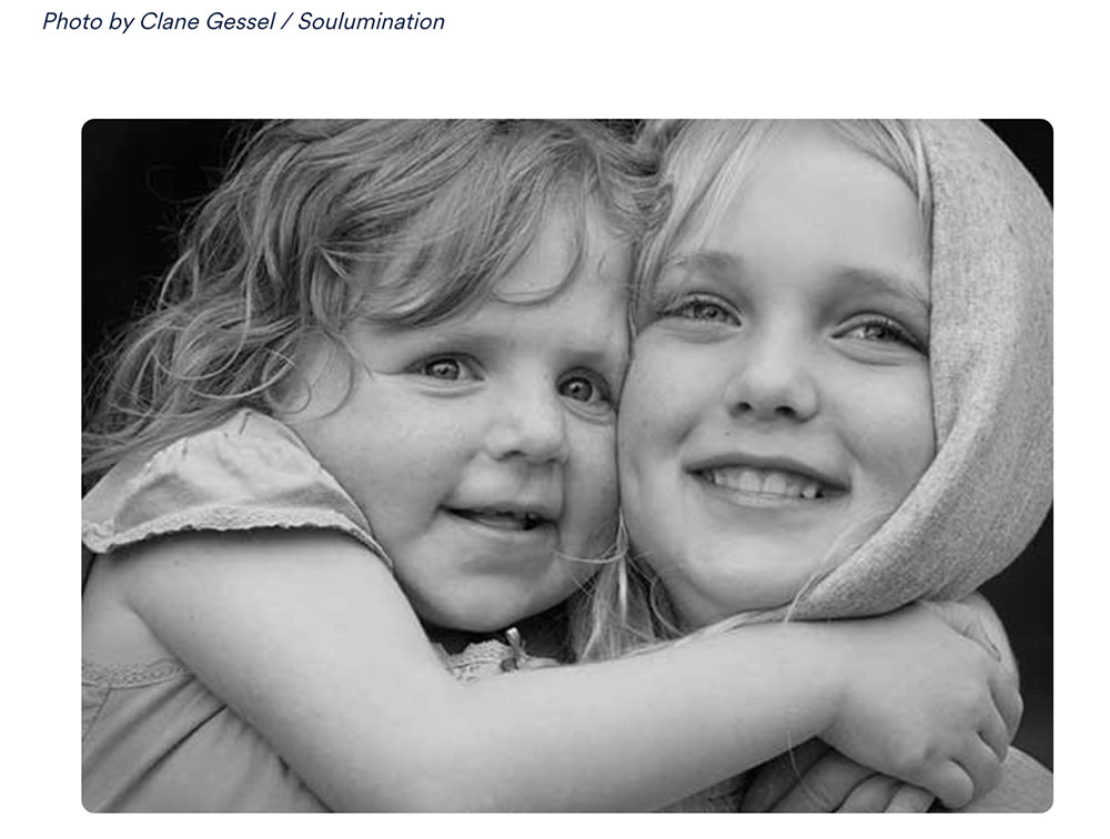 Clane Gessel gives back